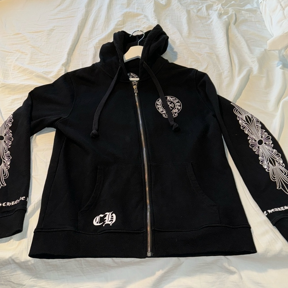 Chrome Hearts Black Zip Up